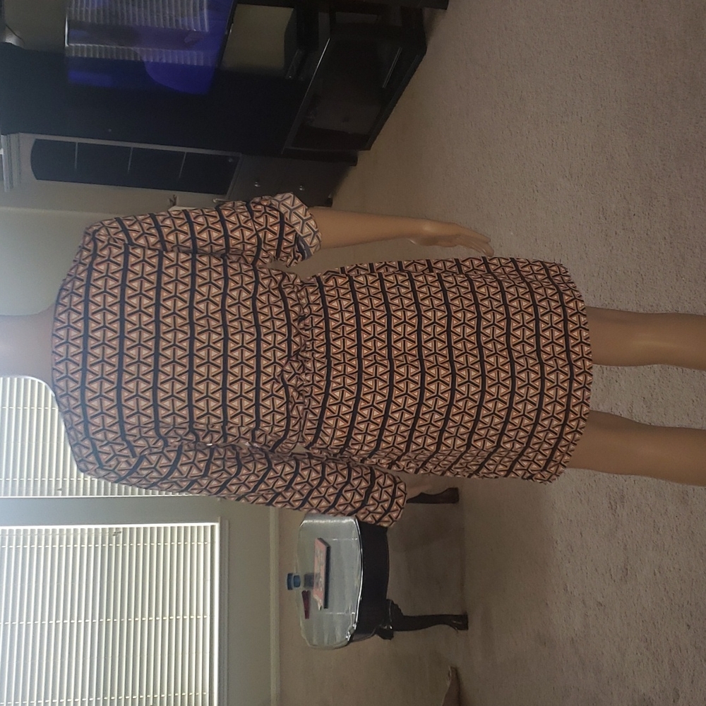 Collective Concepts S Geo Print Button Tab Sleeve… - image 3